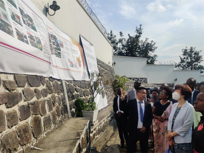 四达时代公司代表许卫超进行项目成果展示。四达时代公司供图
