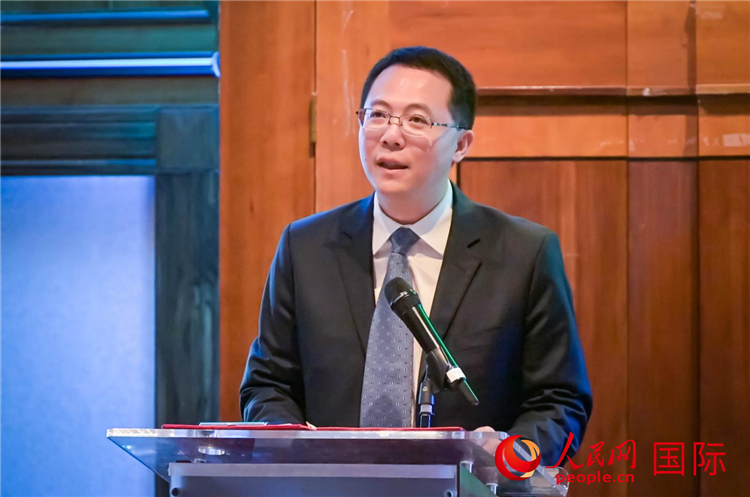 吴文海致辞。人民网 郭锦标摄