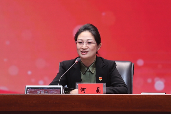 黑龙江省文化和旅游厅党组书记、厅长何晶。石启立摄