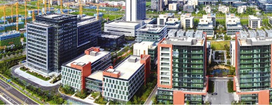 中安创谷科技园位于“科大硅谷”核心区。通讯员 王世保 摄