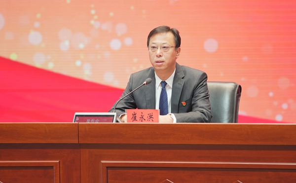 黑龙江省司法厅党委书记、厅长崔永洪。刘心杨 摄