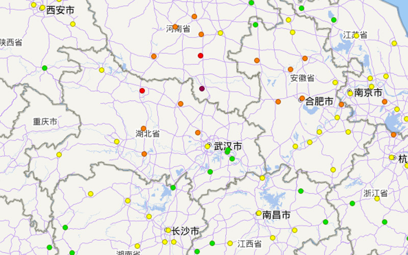 2023年12月20日9时空气质量实时报