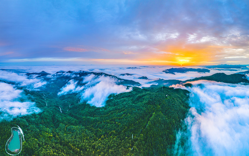 天然氧吧竹山九女峰
