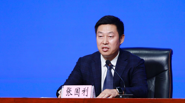 黑龙江省商务厅副厅长张国利。张澍 摄
