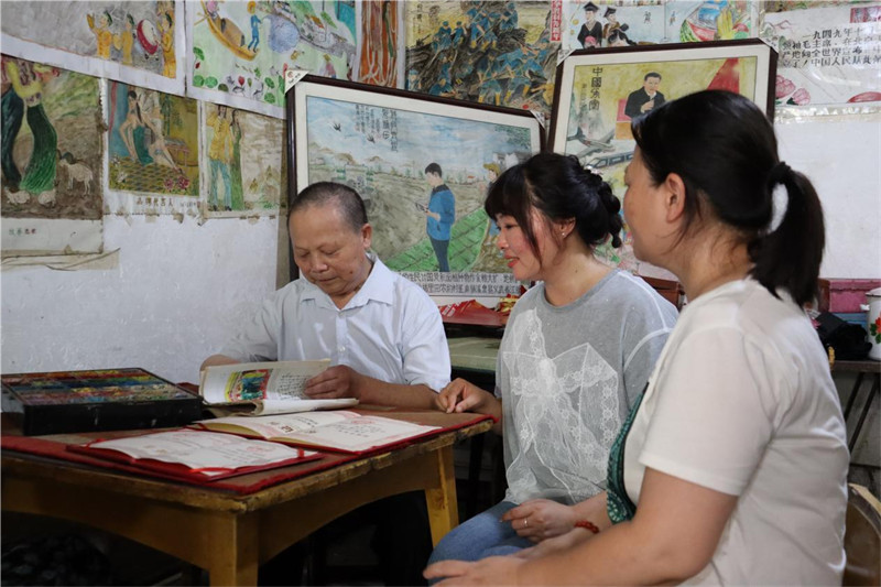 张习华分享画作背后的故事